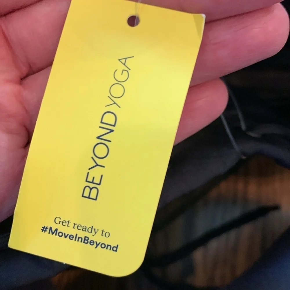 Beyond Yoga black backpack/crossbody bag